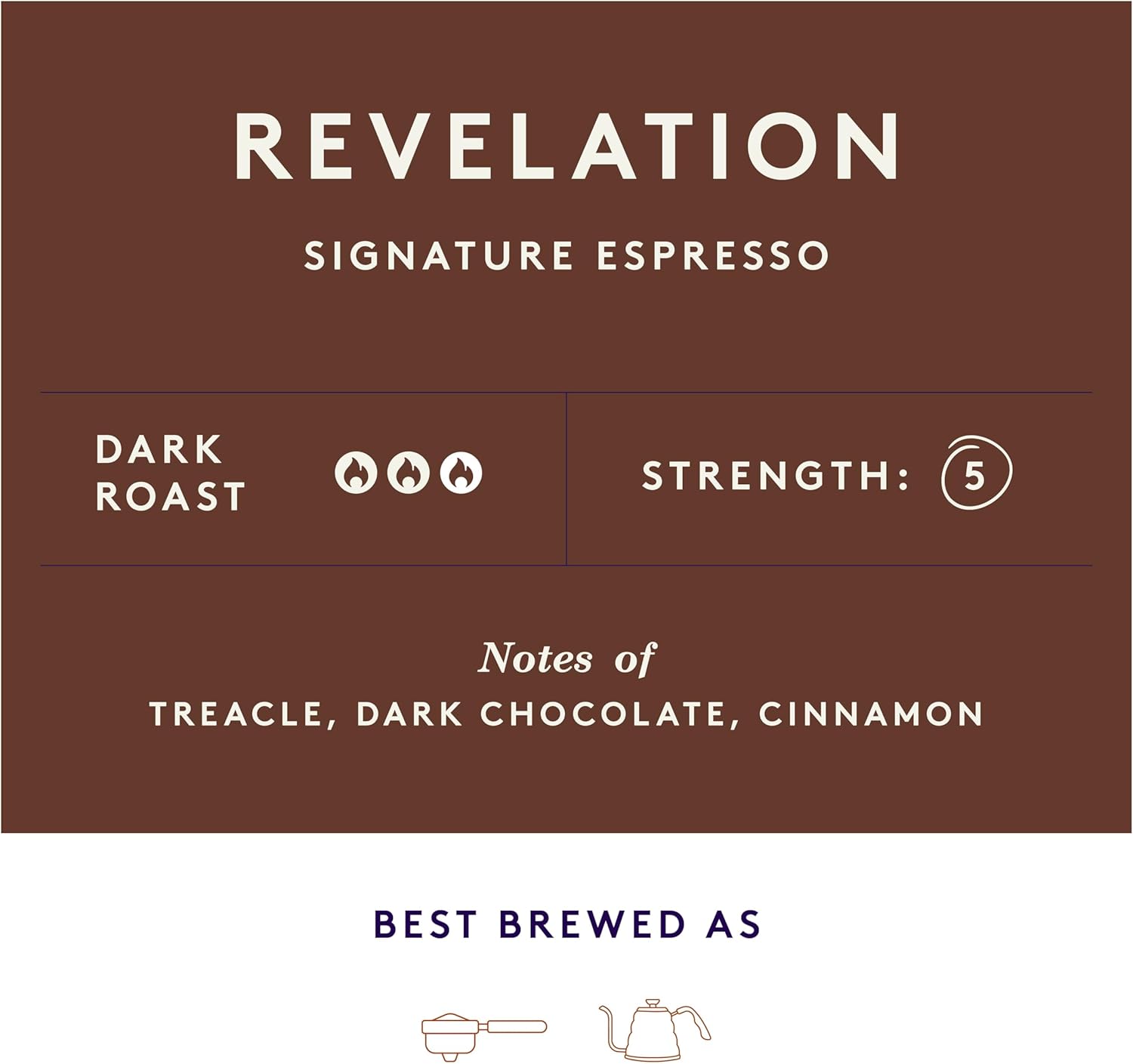 Union Revelation Espresso Blend Whole Bean Coffee - 500g