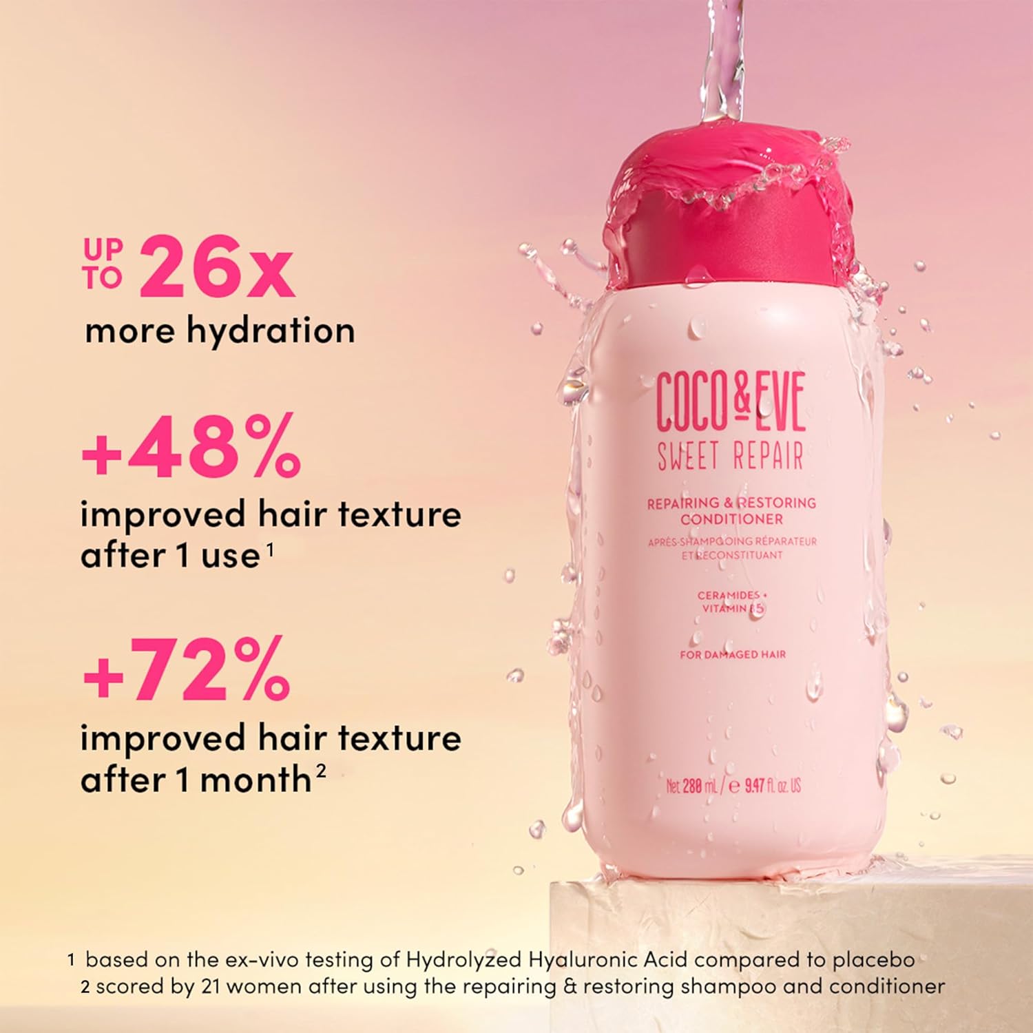 Coco & Eve Sweet Repair Conditioner with Ceramides & B5 - 280ml