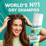Lifestyle Image: Batiste dry shampoo fresh clean hair routine 350ml
