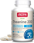 Jarrow Formulas Theanine 200mg 60 Veggie Capsules