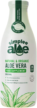 Simplee Aloe Natürlicher & Bio Aloe Vera Saft Original - 1L
