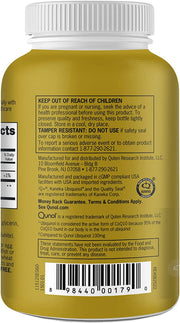 Barcode image: Qunol Ubiquinol CoQ10 softgels barcode bottle 200mg 60 count
