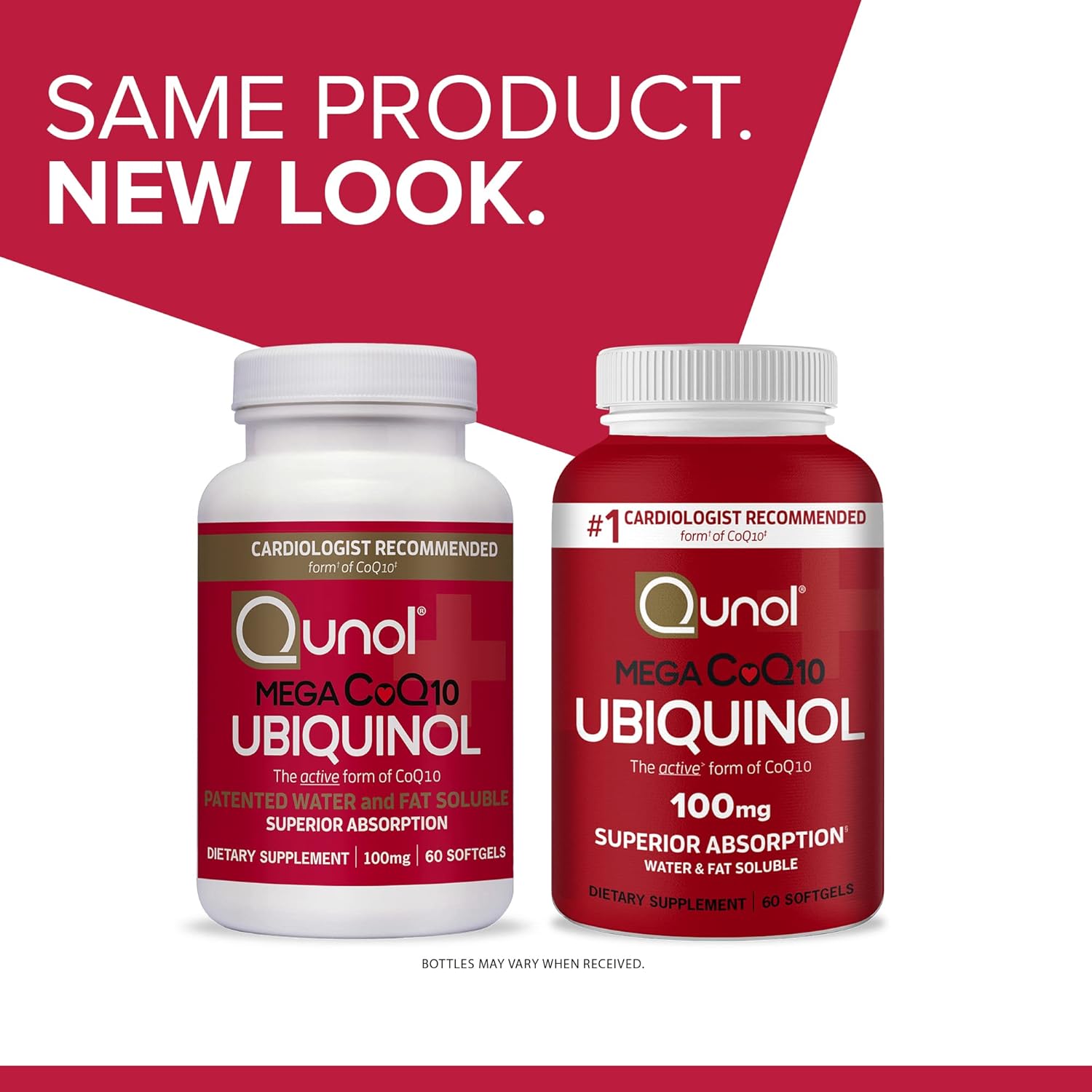 Qunol Mega Ubiquinol CoQ10 100mg Softgels