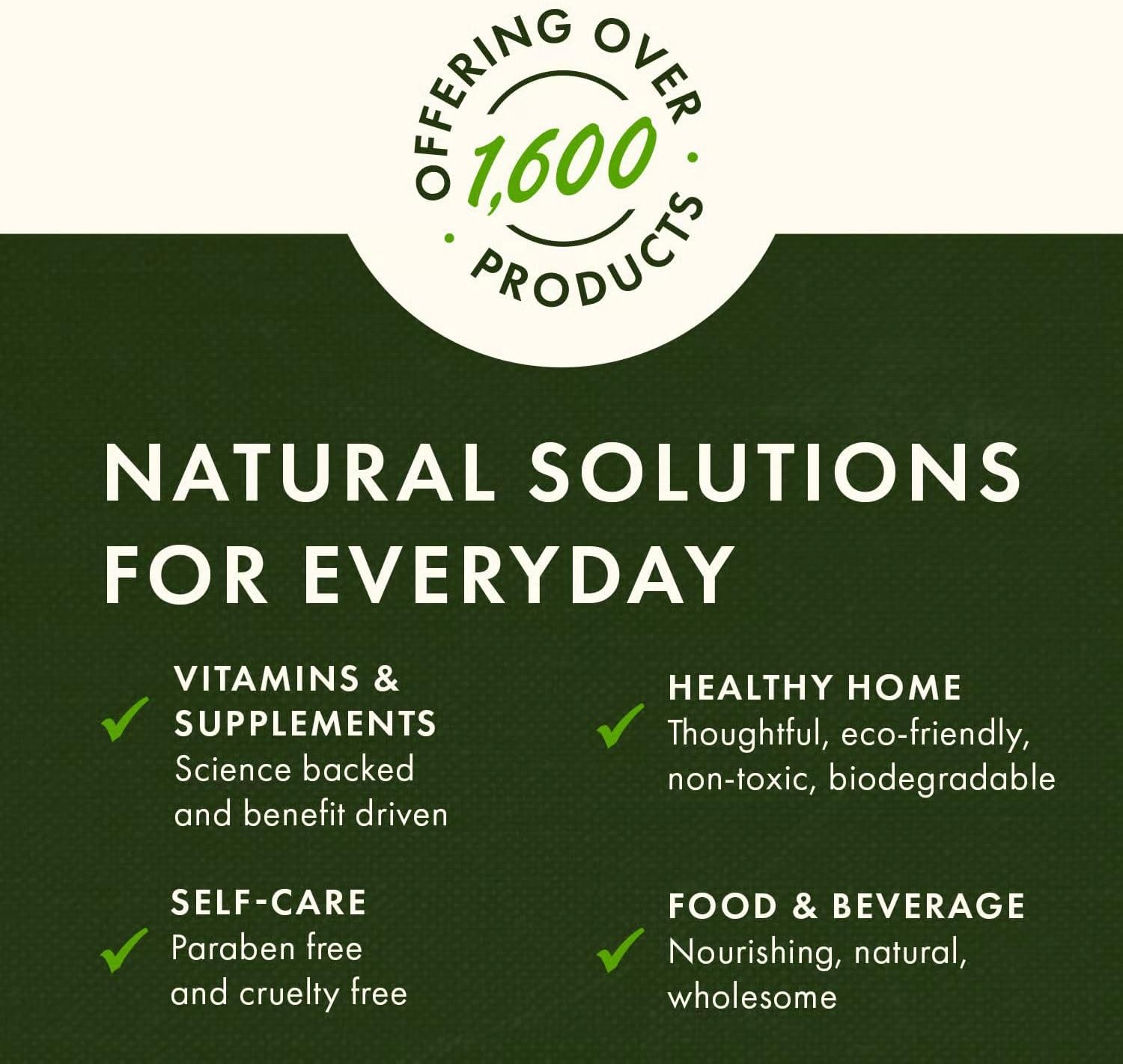 Swanson Full Spectrum Saffron Supplement, 15mg - 60 Capsules brand infographic natural solutions for everyday vitamins and supplements