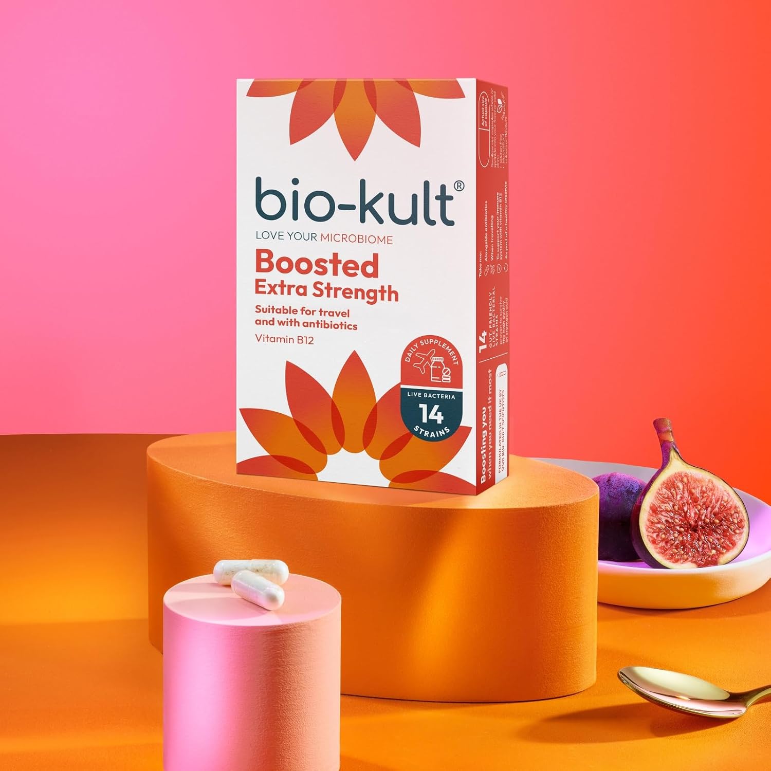 Bio-Kult Boosted Probiotic 14 Strains with Vitamin B12 - 30 Capsules