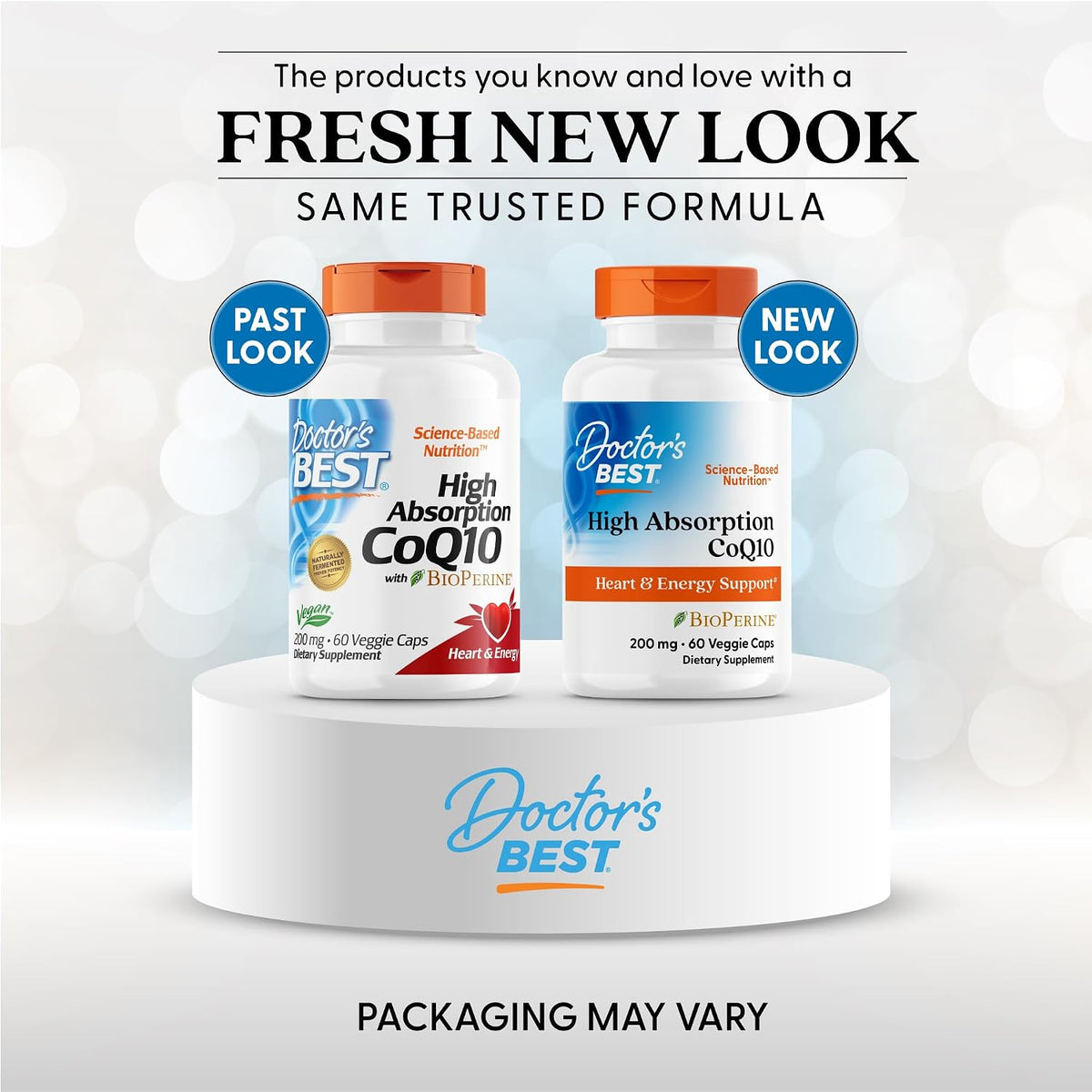 Doctor's Best High Absorption CoQ10 200mg BioPerine Veggie Capsules