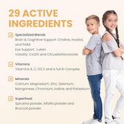 Swedish Nutra Super Kids Multivitamin Liquid Orange 500ml 29 active ingredients