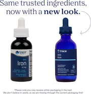 Trace Minerals Ionic Iron 22mg Liquid Drops - 56ml new look