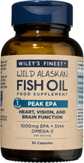 Wiley's Finest Wild Alaskan Fish Oil Peak EPA 1000mg - 30 Capsules