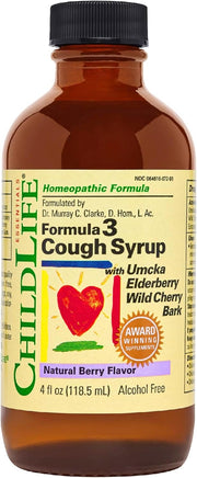 ChildLife Essentials Formula 3 herbal syrup kids berry flavour bottle 118.5ml