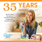 Doctor's Best Natural Vitamin K2 MK-7 with MenaQ7, bottle packaging, unflavoured, 45mcg, 60 or 180 veggie capsules, daily dietary supplement use