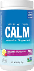 Natural Vitality Himbeer-Zitronen-Getränkepulver - 113g