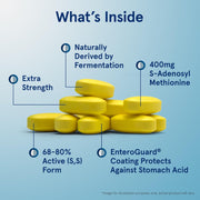Jarrow Formulas SAMe 400mg tablets daily use lifestyle