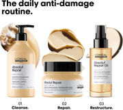 L'Oréal Serie Expert Absolut Repair Hair Mask - 250ml routine