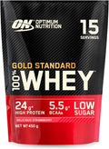 Optimum Nutrition Gold Standard 100% Whey Protein 450 g – Köstlicher Erdbeergeschmack