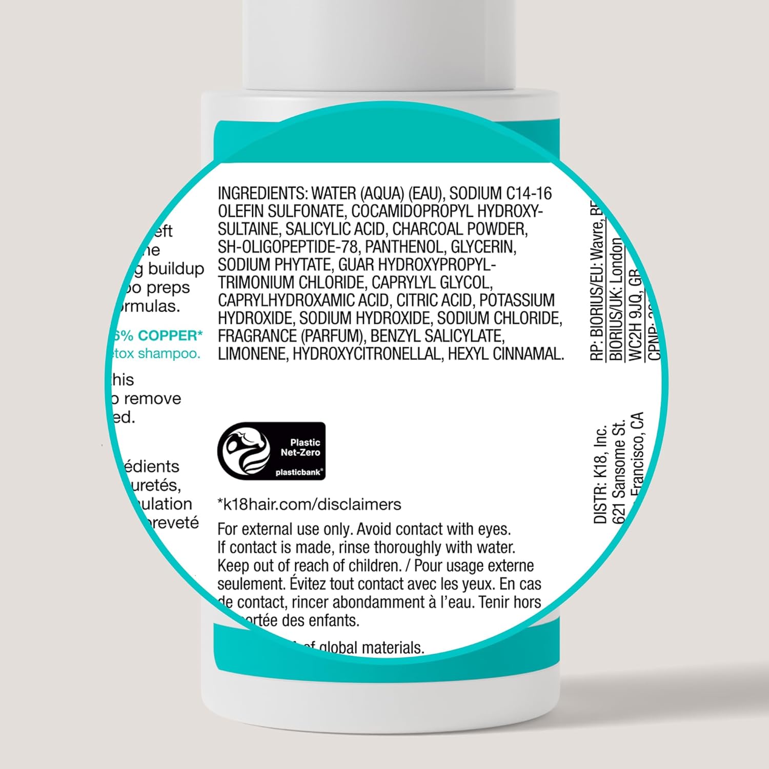 K18 Peptide Prep Detox Shampoo – 250ml