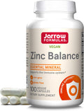 Jarrow Formulas Zinc Balance 100 Veggie Capsules