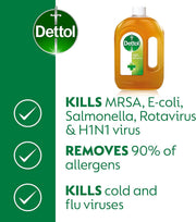 Dettol Antiseptic Liquid Chloroxylenol 4.8% w/v 750ml packaging showing ingredients and product information