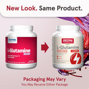Jarrow Formulas L-Glutamine Powder 2g - 1000g new look