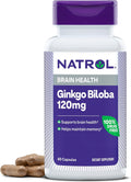 Natrol Ginkgo Biloba Extract Capsules 120mg – 60 Count