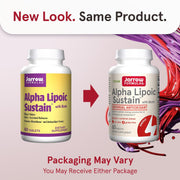 Jarrow Formulas Alpha Lipoic Acid 300mg with Biotin Tablets new look