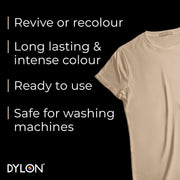 Dylon All-in-1 Washing Machine Fabric Dye Pod Sandy Beige 350g used for clothing and home textiles