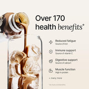 Huel Ready-to-Drink Chocolate meal drink bottle serving instructions 500ml bottle 8 pack benefits