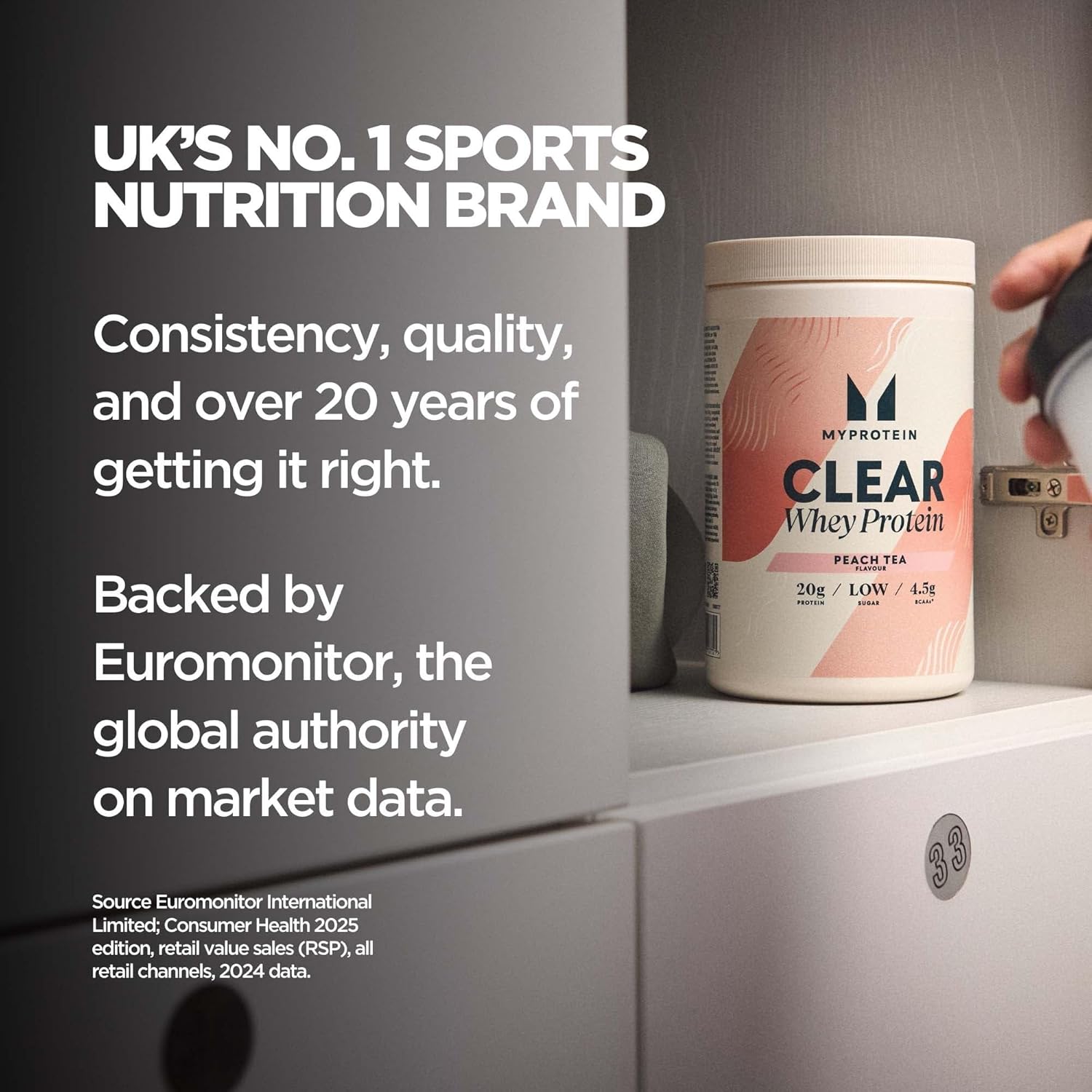 Myprotein Clear Whey Isolate Protein Powder Vimto Flavour - 1kg