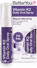 BetterYou Vitamin K2 Mundspray, Pfefferminz - 25ml