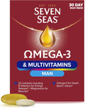 Seven Seas Omega-3 & Multivitamine für Männer – 30-Tage-Doppelpack