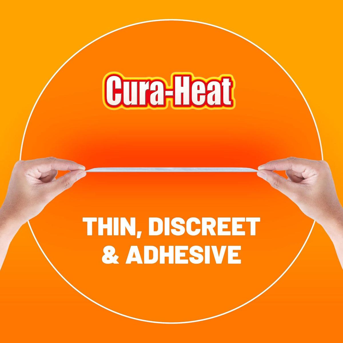 Cura-Heat 24H Non-Medicinal Heat Patch Back & Shoulder 3 x 4 Patches 