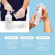 Clinisept+ Skin Prep Solution - Hypochlorous Acid Cleanser with Pump - 490ml