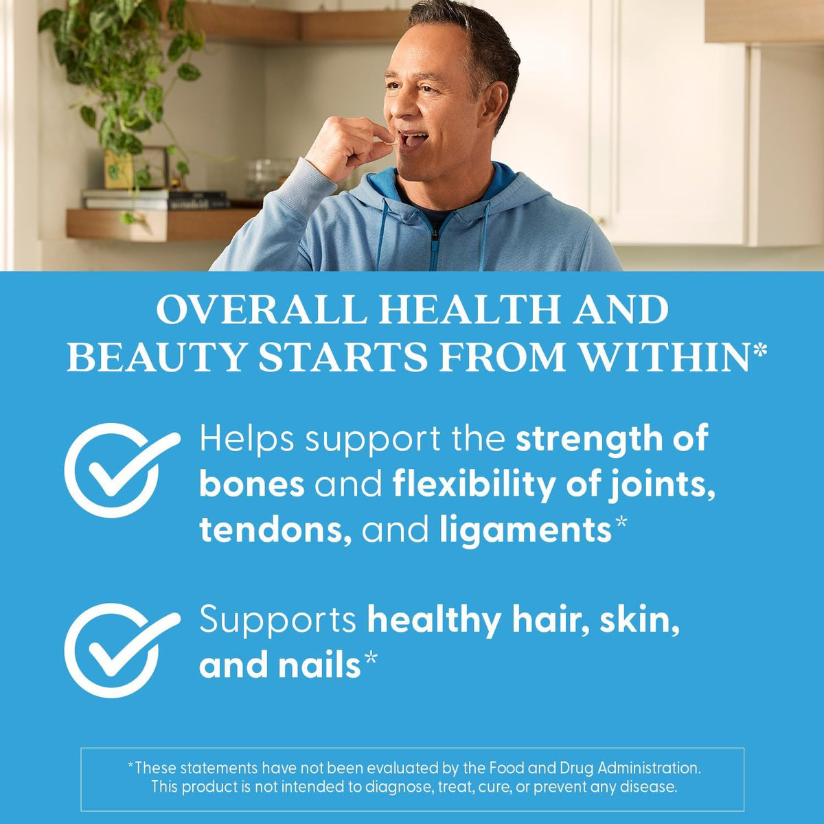 Doctor's Best Collagen Types 1 & 3 with Vitamin C, bottle packaging, unflavoured, 3000mg, 180 tablets, daily dietary supplement use