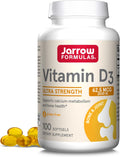 Jarrow Formulas Vitamin D3 62,5 mcg 2500 IE Softgels – 100 Stück