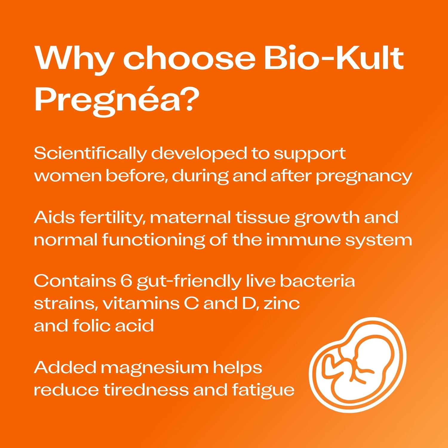 Bio-Kult Pregnéa Probiotic with Vitamins & Minerals - 60 Capsules