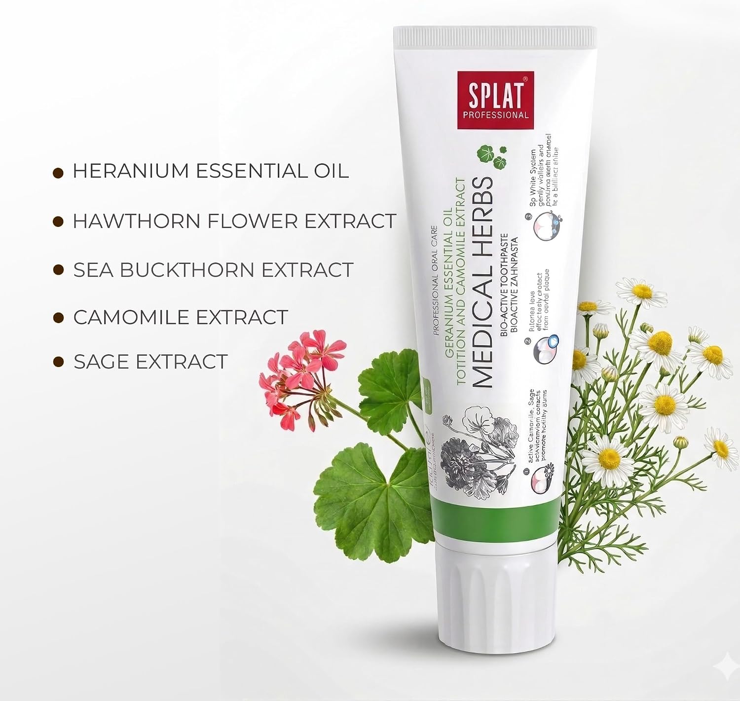 SPLAT Professional Medical Herbs Bio-Active Toothpaste 100ml ingredients