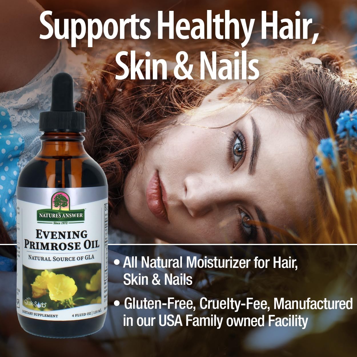 Nature's Answer Evening Primrose Oil Liquid with GLA - 120ml