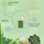 Sunwarrior Beauty Greens Collagen Superfood Drink - 300g