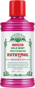 Euthymol Mundspülung Milde Minze Fluorid- & Alkoholfrei – 500ml