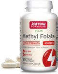 Jarrow Formulas Methyl Folate 400mcg 60 Veggie Capsules
