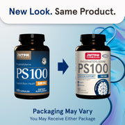 Jarrow Formulas PS100 Phosphatidylserine 100mg Capsules - 120 Count new look