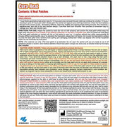Cura-Heat 24H Non-Medicinal Heat Patch Back & Shoulder 3 x 4 Patches ingredients