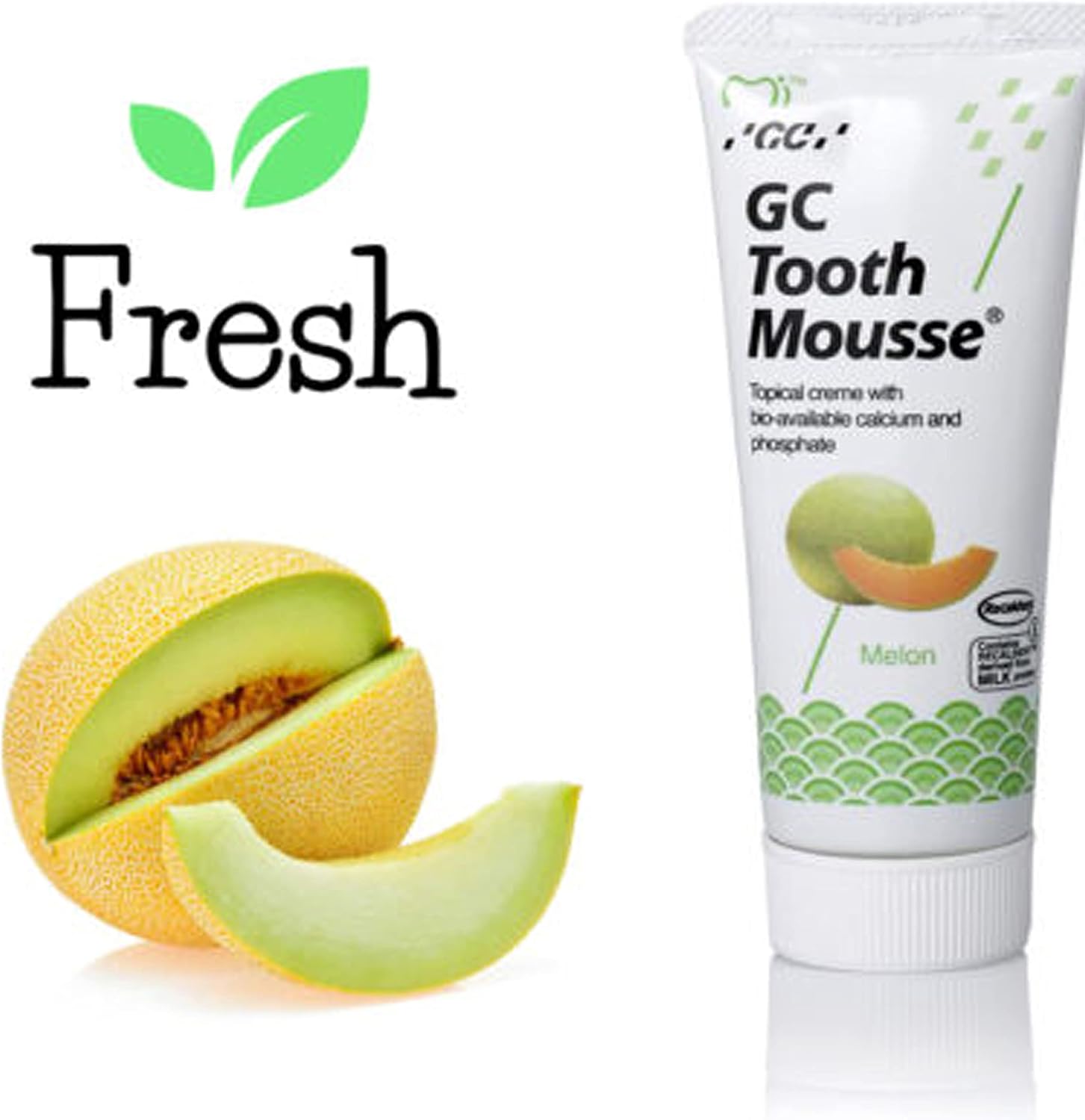 GC Tooth Mousse Melon - 40g | Remineralising Dental Crème for Sensitive Teeth