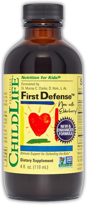 ChildLife Essentials First Defense liquid supplement kids bottle 118ml