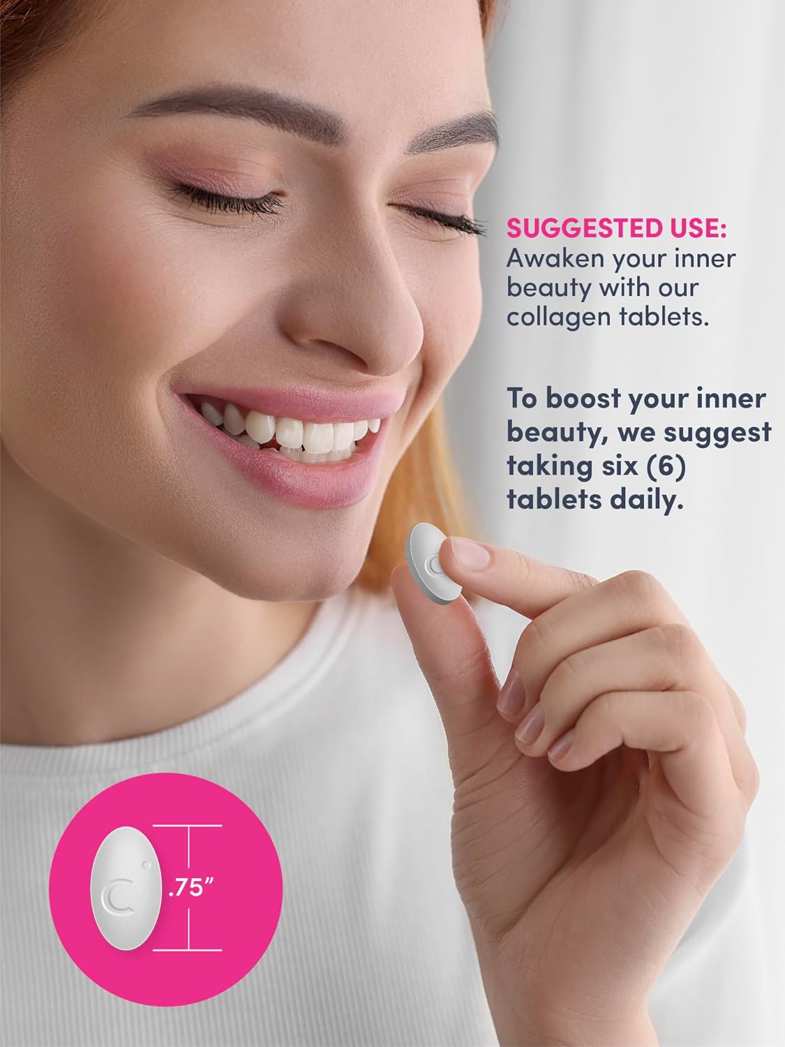NeoCell Grass Fed Collagen Peptides Tablets with Vitamin C & Biotin