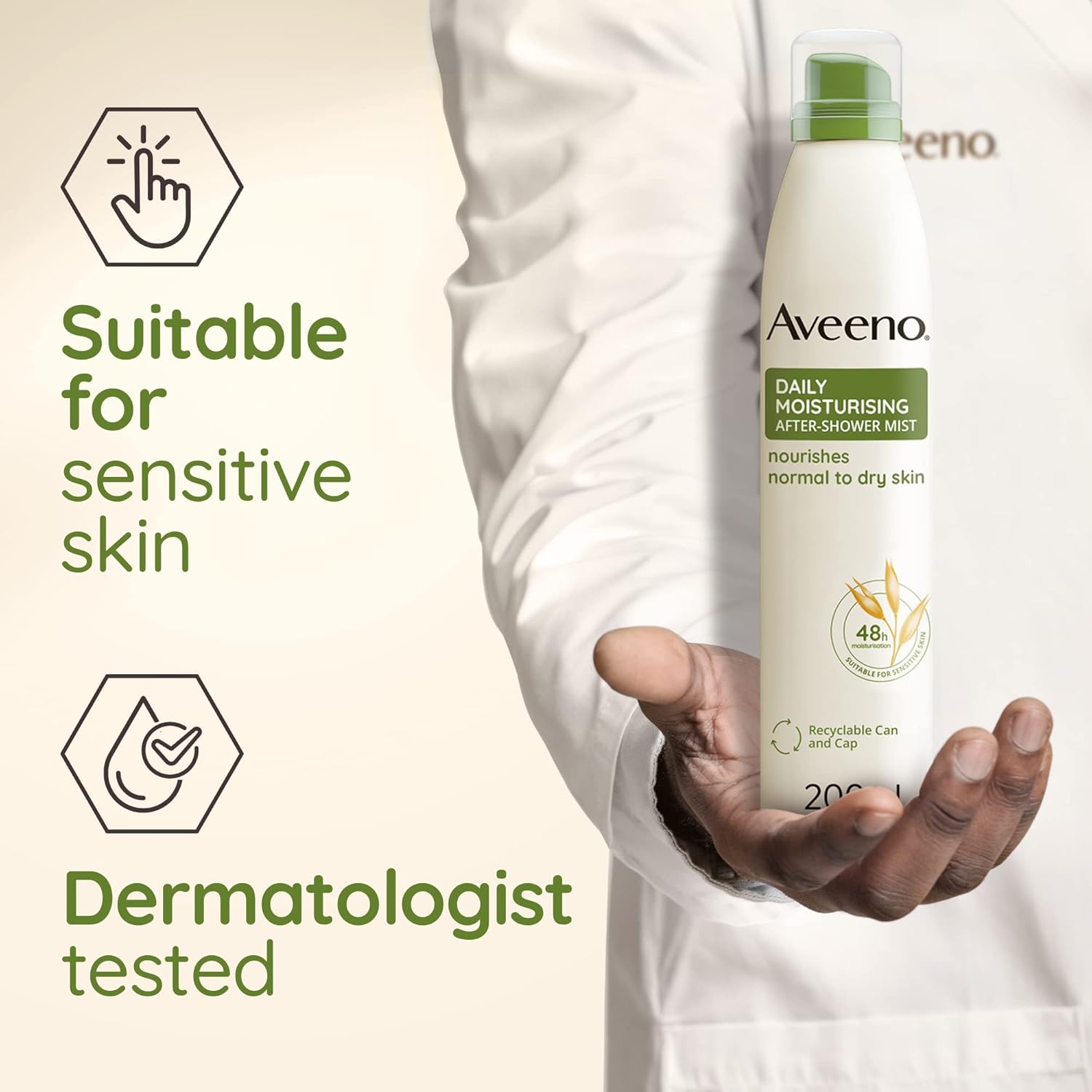 Aveeno Daily Moisturising After-Shower Mist with Oat - 200ml