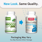 Jarrow Formulas BroccoMax Sulforaphane 35mg Veggie Capsules new look