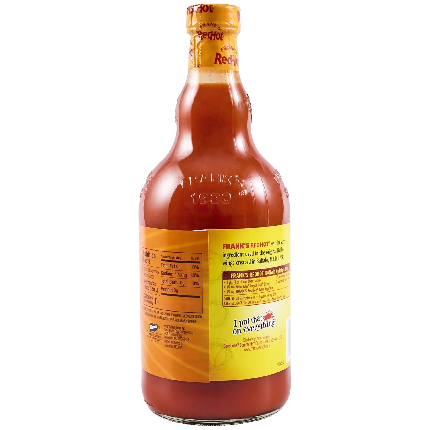 Frank’s RedHot Buffalo Wing Sauce Ready to Use - 680ml