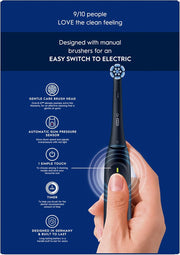 Back of Oral-B iO2 box showing features and specifications.