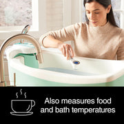 Braun Sensian 7 BNT400 thermometer usage instructions and also measures food & bath temperatures